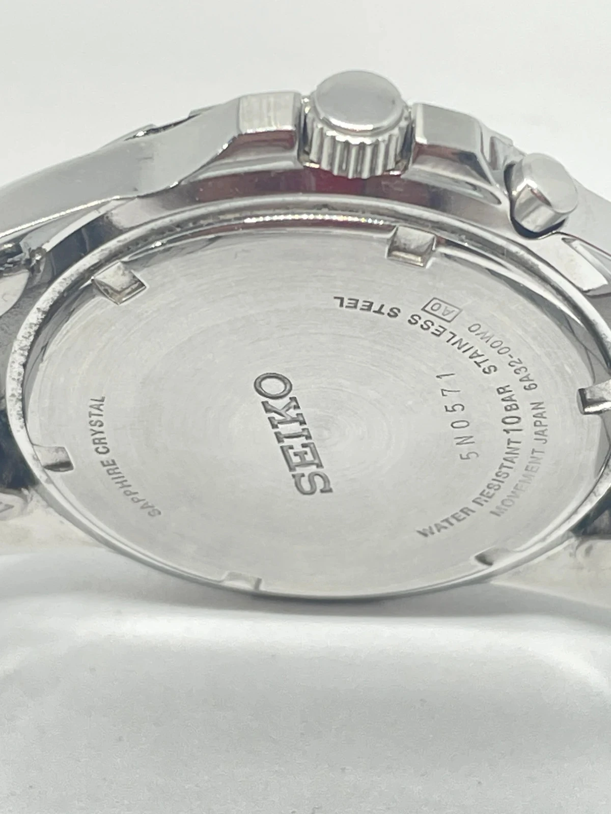 Raro Relógio Seiko SNQ129P1 Calendário Perpétuo 6A32 zafiro 100 m raro Japão importação Europa – photo 10